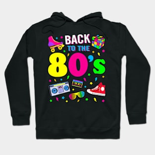 Back To 80S 1980S Eighties Costume Party Hoodie